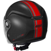 Givi 12.5F GRAPHIC TOUCH Jet Motorcycle Мотошлем Matt Black Red