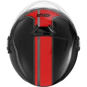 Givi 12.5F GRAPHIC TOUCH Jet Motorcycle Мотошлем Matt Black Red