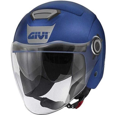 Givi 12.5 Matt Blue Motorcycle Jet Мотошлем