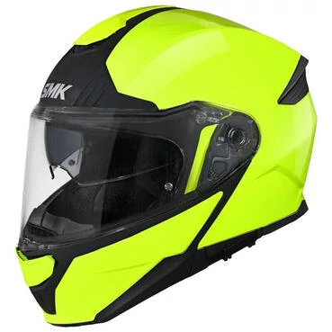 SMK Gullwing ece 22.06 Modular Helmet Glossy Fluo Yellow