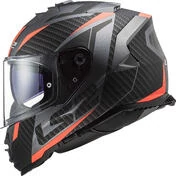 Ls2 FF800 STORM 2 RACER Full Face Motorcycle Мотошлем Matt Titanium Orange