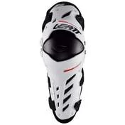 Knee and Shin Guards Moto Cross Enduro Leatt Dual Axis White