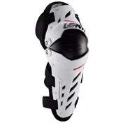 Knee and Shin Guards Moto Cross Enduro Leatt Dual Axis White
