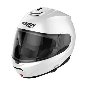Nolan N100-6 Classic N-COM Metal White 005