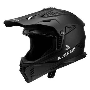 Ls2 Mx708 Fast 2 Solid Мотошлем Black Matt Черный