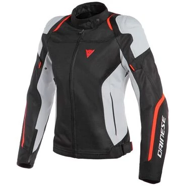 Dainese Air Master Lady Tex Jacket Black/Glacier-Grey/Red