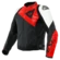 Dainese Sportiva Leather Jacket Black/Lava-Red/White