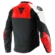 Dainese Sportiva Leather Jacket Black/Lava-Red/White