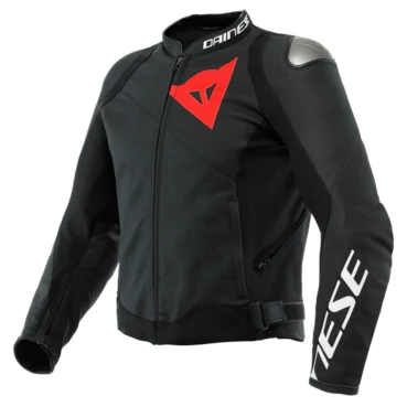Dainese Sportiva Leather Jacket Black/Black