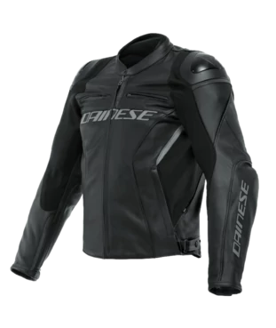 Dainese Racing 4 Leather Jacket Black-Black