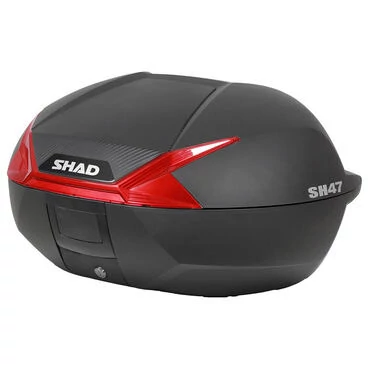 SHAD SH47 Top Case Красно-черный