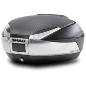 SHAD SH48 Premium Top Case Titanium / Carbon