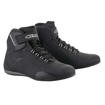 Alpinestars Sektor WP Shoes Black-dark grey-red fluo