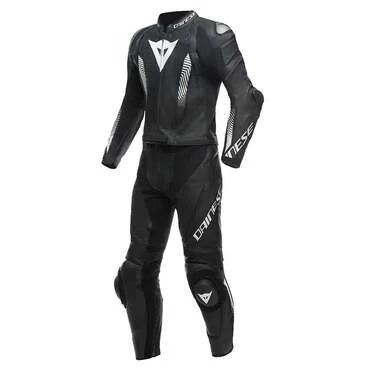 Dainese Laguna Seca 5 2PC Black-white-lava red