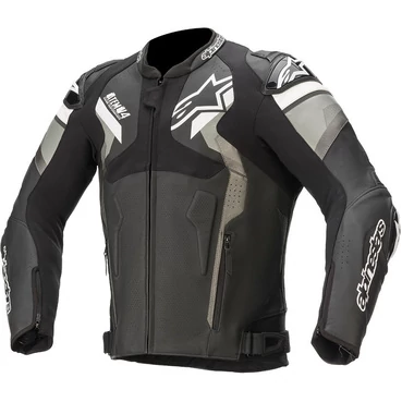 Alpinestars Atem V4 Jacket Black-mid grey-red fluo
