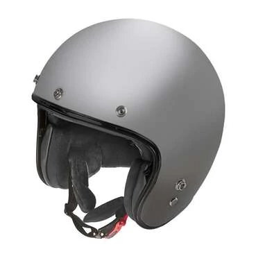 GARI G02X Fiberglass open face helmet Grey Titanium Matte
