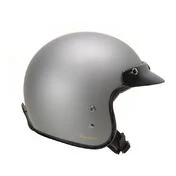 GARI G02X Fiberglass open face helmet Grey Titanium Matte