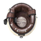 GARI G02X Fiberglass open face helmet Бежевый