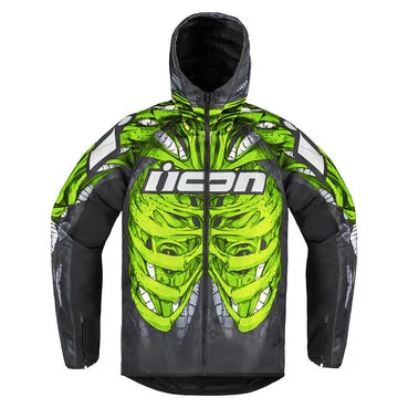 Icon Airform Manik'R Green мотокуртка зеленая