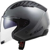 Motorcycle Jet Мотошлем Ls2 OF600 COPTER II Nardo Gray Glossy