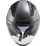 Motorcycle Jet Мотошлем Ls2 OF600 COPTER II Nardo Gray Glossy