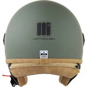 Motocubo 721 ANT Matt Green Motorcycle Jet Мотошлем