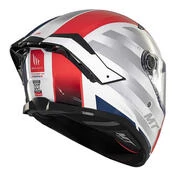 MT Helmets Thunder 4 SV Threads full face helmet Бело-синий