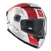 MT Helmets Thunder 4 SV Threads full face helmet Бело-синий
