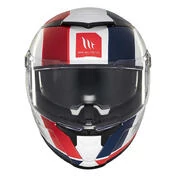 MT Helmets Thunder 4 SV Threads full face helmet Бело-синий