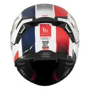 MT Helmets Thunder 4 SV Threads full face helmet Бело-синий