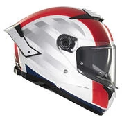 MT Helmets Thunder 4 SV Threads full face helmet Бело-синий