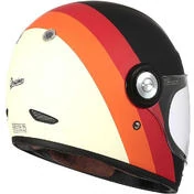 Integral Motorcycle Мотошлем Origin VEGA Primitive Orange Red Black Matt