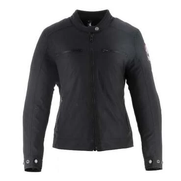 Helstons Widow Leather мотокуртка Black Черный