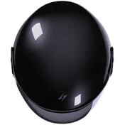 Motorcycle Мотошлем Jet Stormer SUN 2.0 Solid Black Pearl