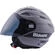 Motorcycle Мотошлем Jet Blauer HT Brat Black Matt Gray