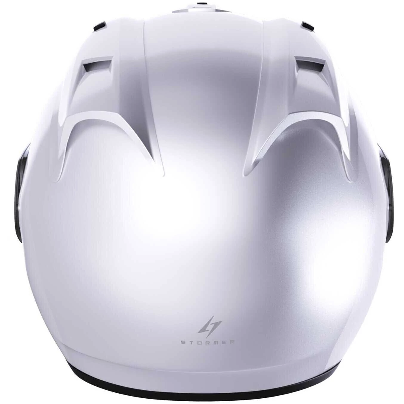 Stormer SUN EVO 2.0 Solid Jet Motorcycle Мотошлем Pearl White