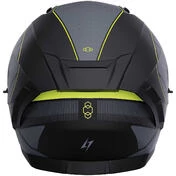 Stormer BLAST TRON Full Face Motorcycle Мотошлем Neon Yellow Metal Matt