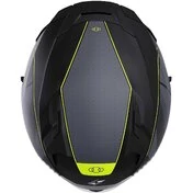 Stormer BLAST TRON Full Face Motorcycle Мотошлем Neon Yellow Metal Matt