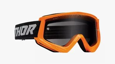 Маска эндуро Thor Combat Racer Fluor/Grey оранжевая