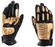 Motorcycle мотоперчатки Leather Blauer Banner Black Gold