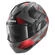 SHARK Evo GT Tekline Modular Helmet Matt Anthracite / Chrome / Red