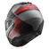 SHARK Evo GT Tekline Modular Helmet Matt Anthracite / Chrome / Red