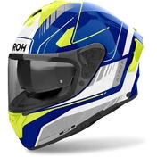 Airoh SPARK 2 CHRONO Full Face Motorcycle Мотошлем Blue Yellow
