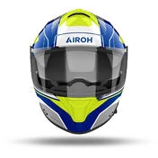 Airoh SPARK 2 CHRONO Full Face Motorcycle Мотошлем Blue Yellow