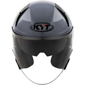 KYT TTR-JET PLAIN Jet Motorcycle Мотошлем Grey