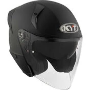 KYT TTR-JET PLAIN Jet Motorcycle Мотошлем Matt Black