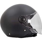 Bhr 832 Minimal Matt Black Jet Motorcycle Мотошлем