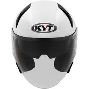 KYT TTR-JET PLAIN Jet Motorcycle Мотошлем White