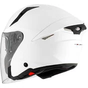 KYT TTR-JET PLAIN Jet Motorcycle Мотошлем White