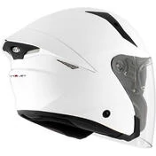 KYT TTR-JET PLAIN Jet Motorcycle Мотошлем White